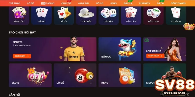 Điểm đến tuyệt vời dành cho cược thủ