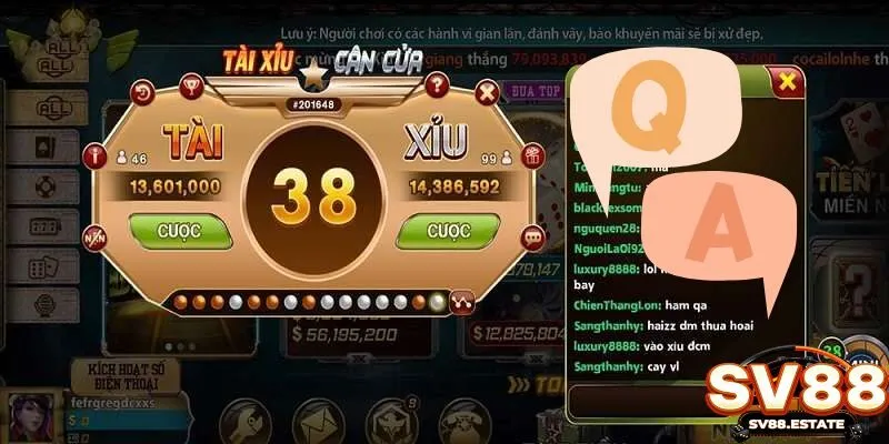Giải đáp về SV88 tài xỉu